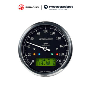 Đồng Hồ Motogadget Chronoclassic Green LCD Viền Chrome