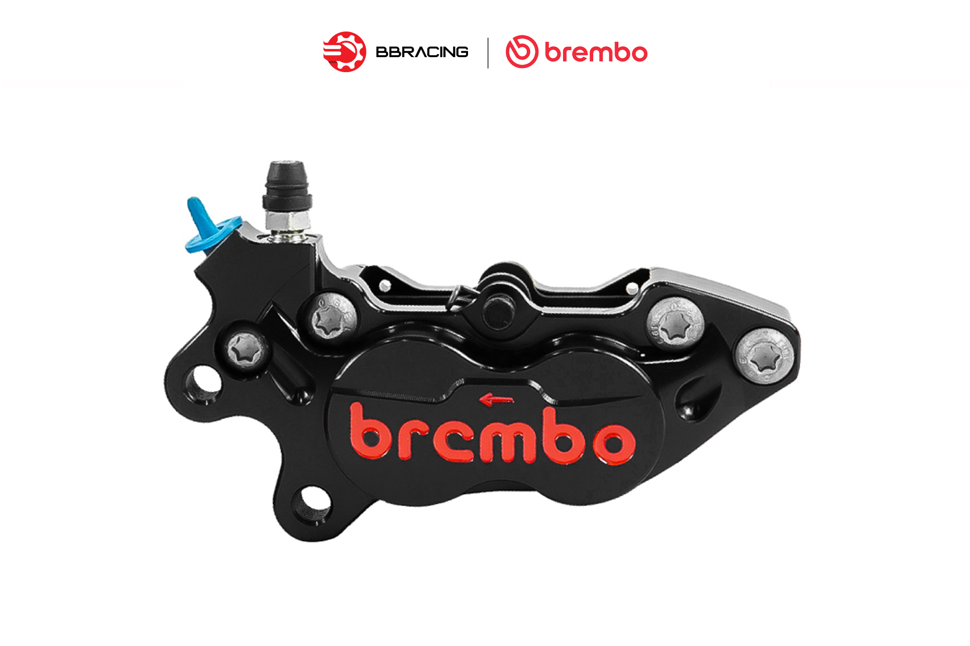Heo Thắng Brembo Billet P4 30/34 Đen