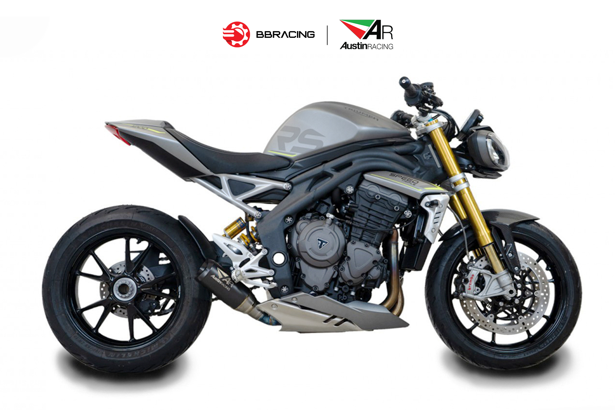 Austin Racing Triumph Speed Triple RS 2021-22 - Slip On GP1R Tem