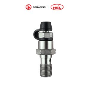 Ốc Xả Gió HEL M10 x 1.00 Với Chụp Cao Su