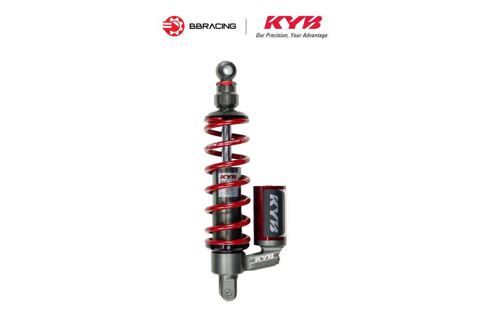 Phuộc Sau Honda Click 150 - KYB Alpha (CC Test) - Đỏ