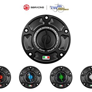 Nắp Xăng TWM Aprilia RSV4, Touno V4 Đen