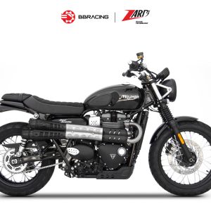 Zard Triumph Scrambler 900 - Slip On N.2 Six-Days Black Coating