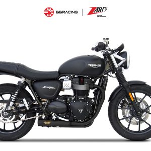 Zard Triumph Street Twin 900 2016-19 - Slip On N.2 Black Coating