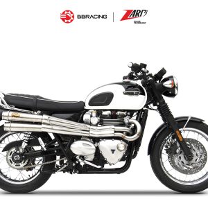 Zard Triumph Bonneville T120 2016-23 - Full Kit 2>2 High Mounted Stainless Steel
