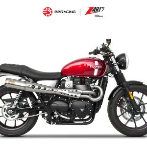 Zard Triumph Street Twin 900 2016-19 - Full Kit 2>1 High Mounted Gold End Cap