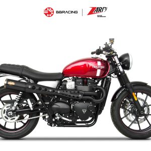 Zard Triumph Street Twin 900 2016-19 - Full Kit 2>1 High Mounted Black Coating