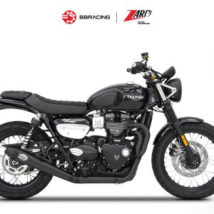 Zard Triumph Scrambler 900 - Full Kit 2>1 Low Conical Black Coating
