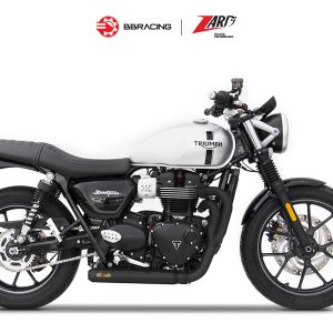 Zard Triumph Scrambler 900 - Full Kit 2>1 Cross Black Coating