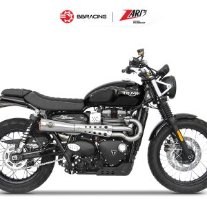 Zard Triumph Scrambler 900 - Full Kit 2>1 Tiger 70 Gold End Cap