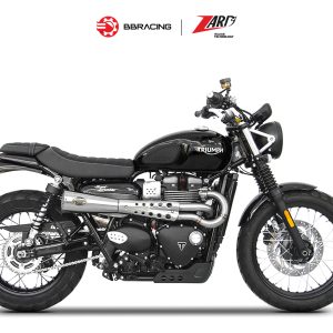 Zard Triumph Scrambler 900 - Full Kit 2>1 Tiger 70 Stainless Steel
