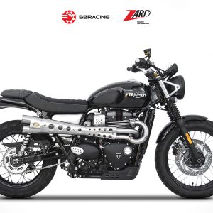 Zard Triumph Scrambler 900 - Full Kit 2>1 Limited Stainless Steel