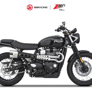 Zard Triumph Scrambler 900 - Full Kit 2>1 Limited Black Heat Shield