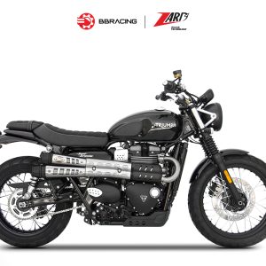 Zard Triumph Scrambler 900 - Slip On N.2 Six-Days Black Coating