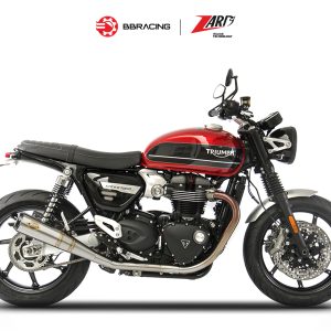 Zard Triumph Speed Twin 1200 2017-23 - Slip On N.2 Conical Carbon End Caps