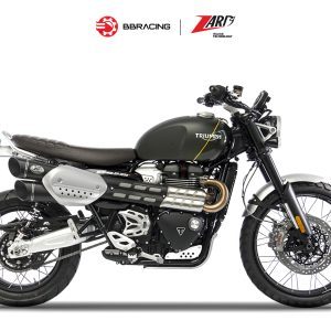 Zard Triumph Scrambler 1200 2019-20 - Slip On Black Coating