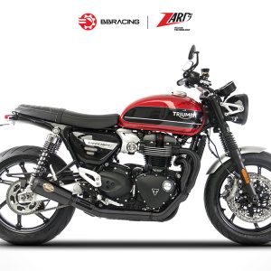Zard Triumph Speed Twin 1200 2017-23 - Full Kit 2>1 SP Black Coating Carbon End Caps