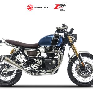 Zard Triumph Scrambler 1200 2019-23 - Full Kit 21 Low Mounted Stainless Steel