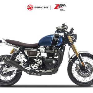 Zard Triumph Scrambler 1200 2019-23 - Full Kit 21 Low Mounted Black Coating