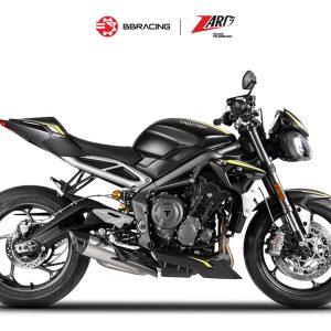 Zard Triumph Street Triple 765 2020-21 - Slip On Conical Titanium EURO 5