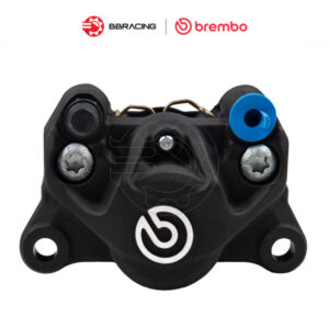 Heo Thắng Brembo P2.34 Đen Logo Bạc Trái