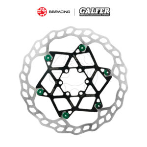Đĩa Thắng Galfer Xe Đạp Floating 180mm - Khoen Xanh Lá