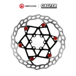 Đĩa Thắng Galfer Xe Đạp Floating 180mm - Khoen Đỏ