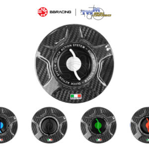 Nắp Xăng TWM BMW S1000R/RR 2010-21 Carbon Bạc